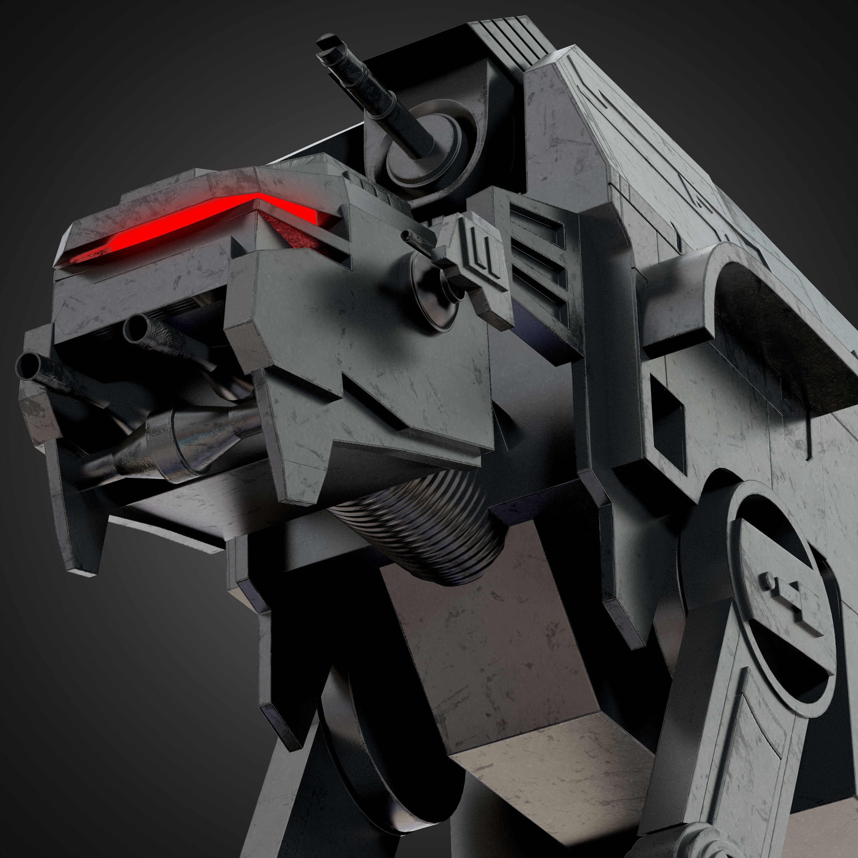 AT-M6 Star Wars All Terrain MegaCaliber Six RIGGED 3D model_8