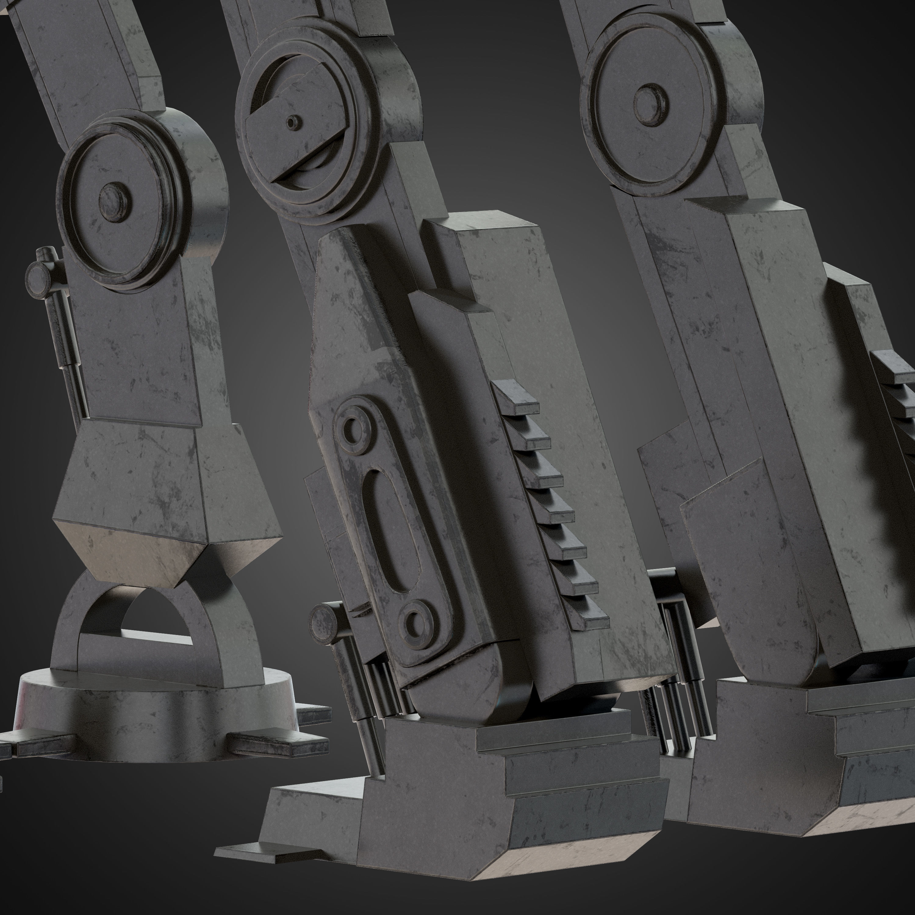 AT-M6 Star Wars All Terrain MegaCaliber Six RIGGED 3D model_10