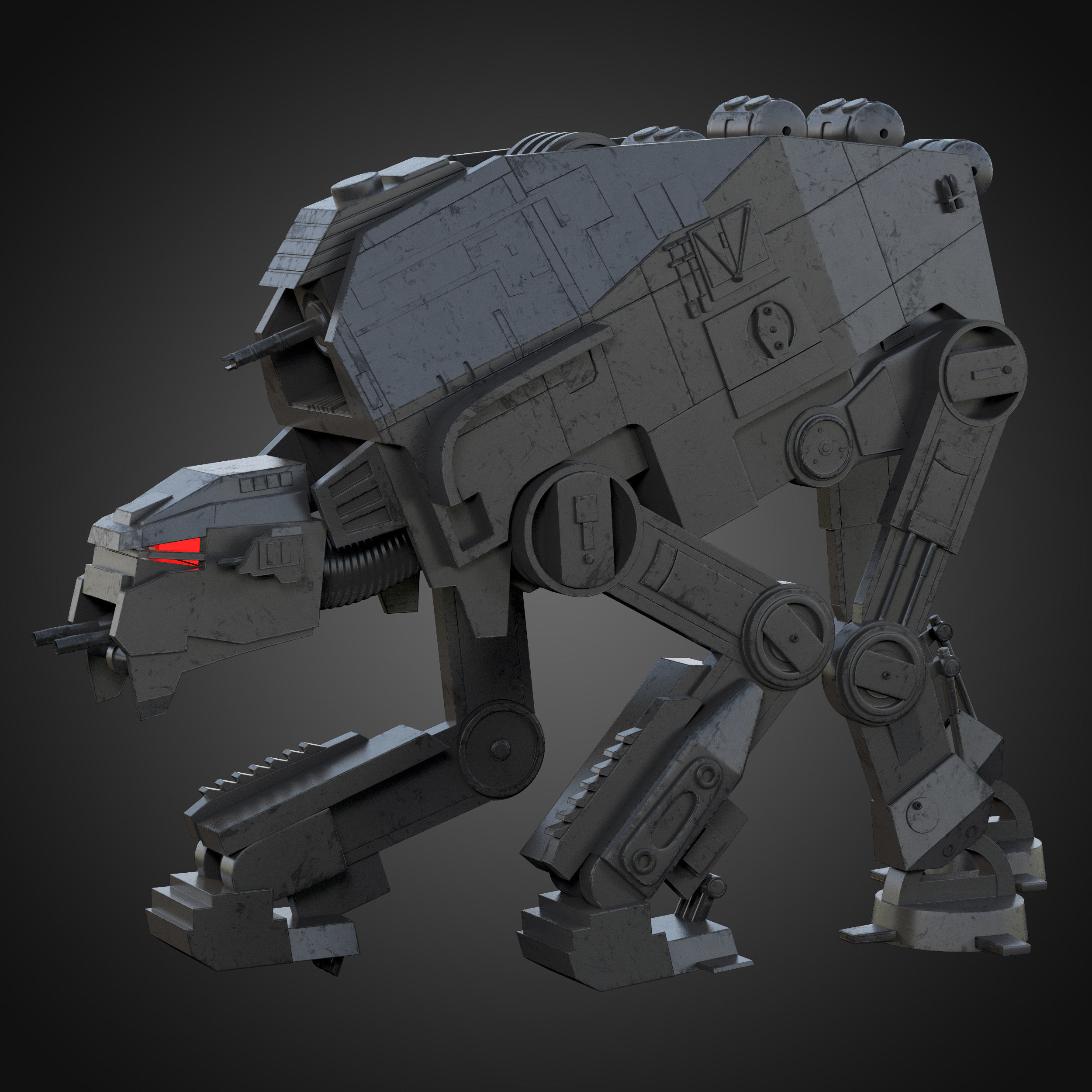AT-M6 Star Wars All Terrain MegaCaliber Six RIGGED 3D model_1