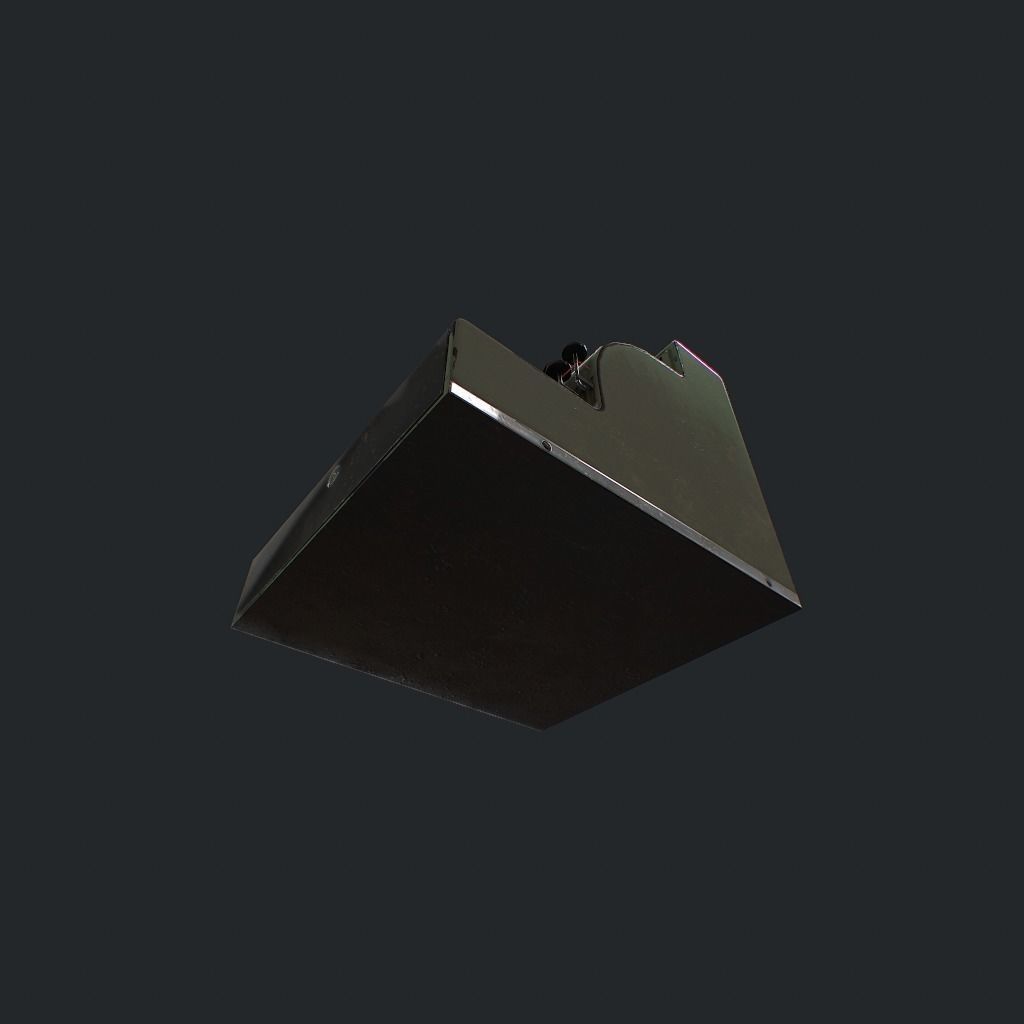 Cash Register pbr Low-poly 3D model_8