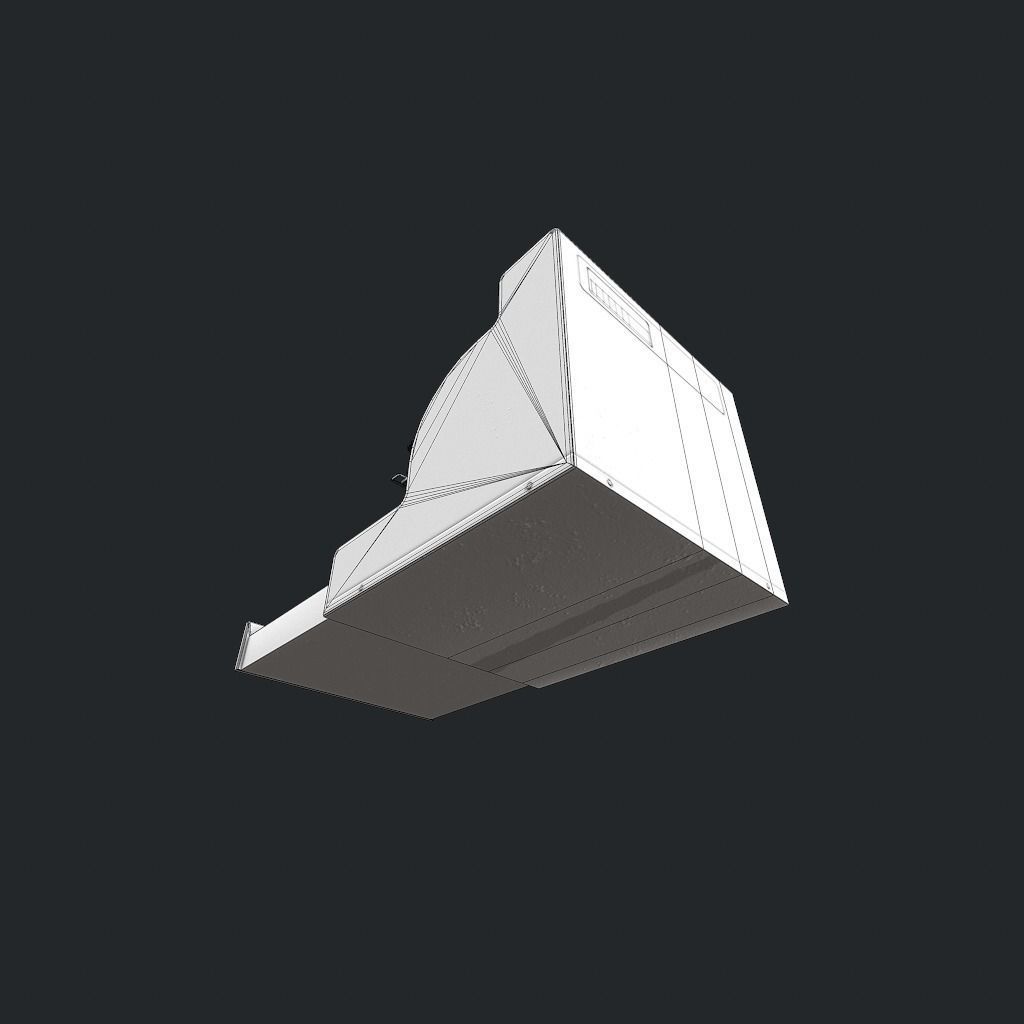 Cash Register pbr Low-poly 3D model_22