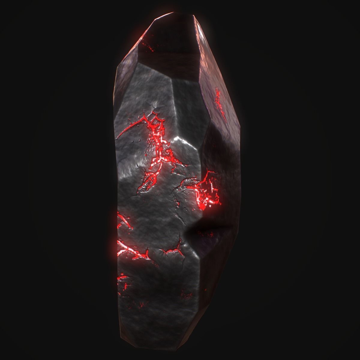 Magic stones and cristal PBR Colcection  Low-poly 3D model_3