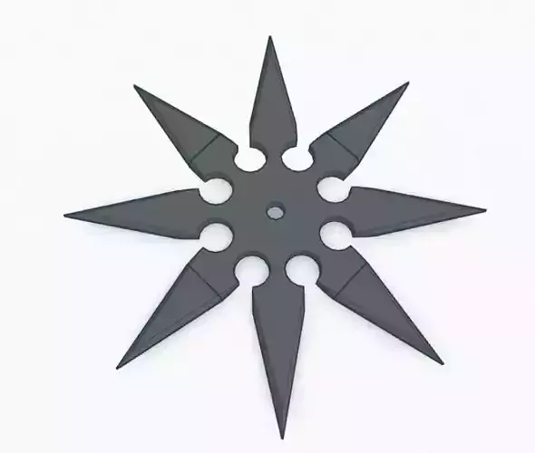 Ninja Star - 8 Point  3D print model