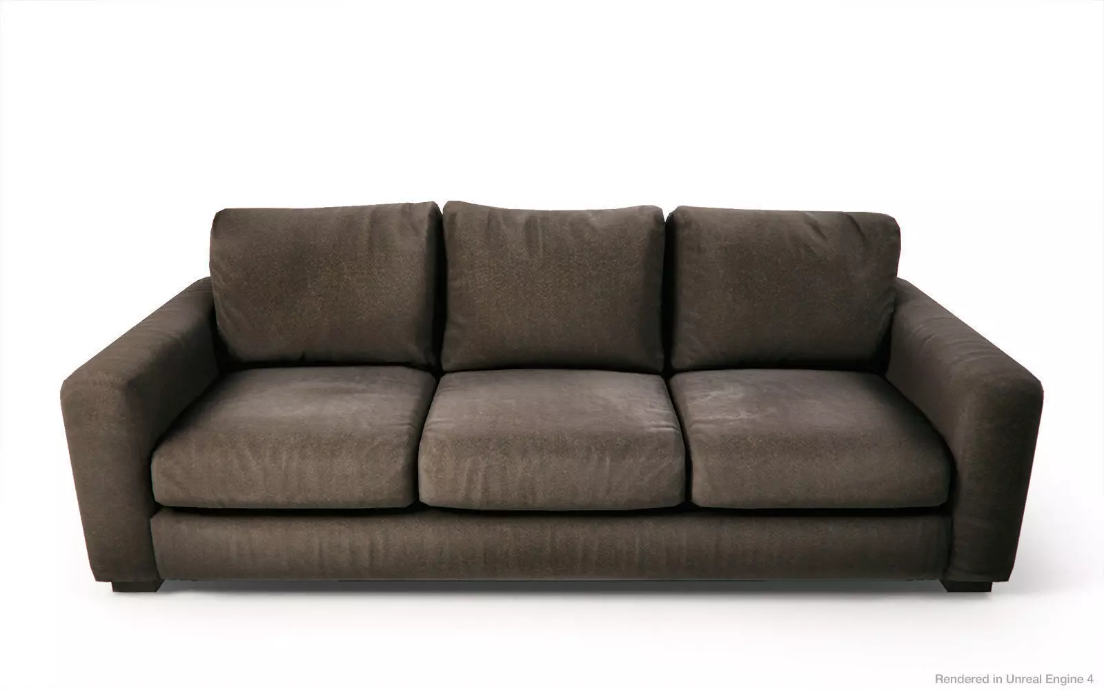 Fabric  Sofas and Armchair PBR Game Ready Low-poly 3D model_0