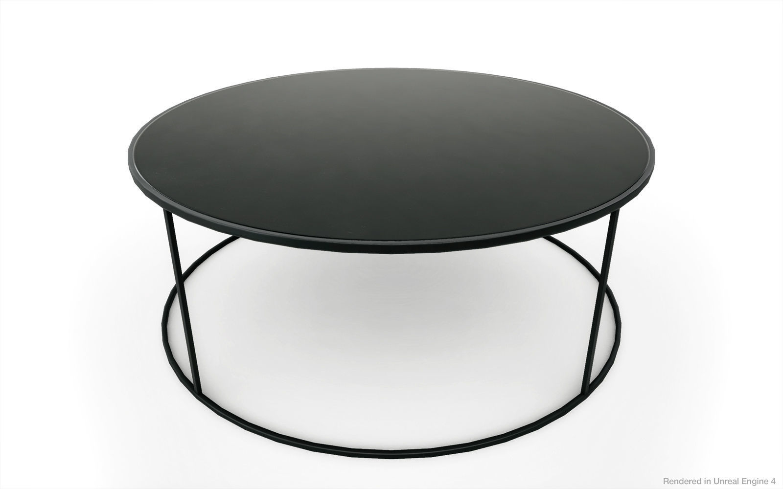 Coffee tables PBR Game Ready Low-poly 3D model_14