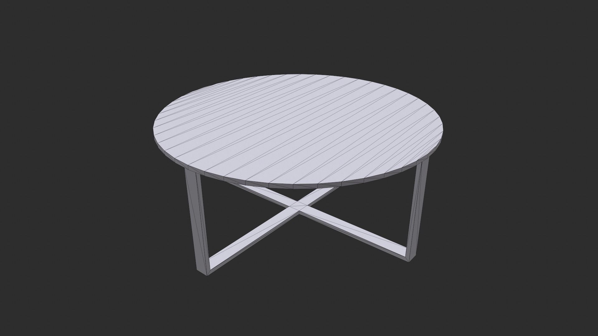 Coffee tables PBR Game Ready Low-poly 3D model_21