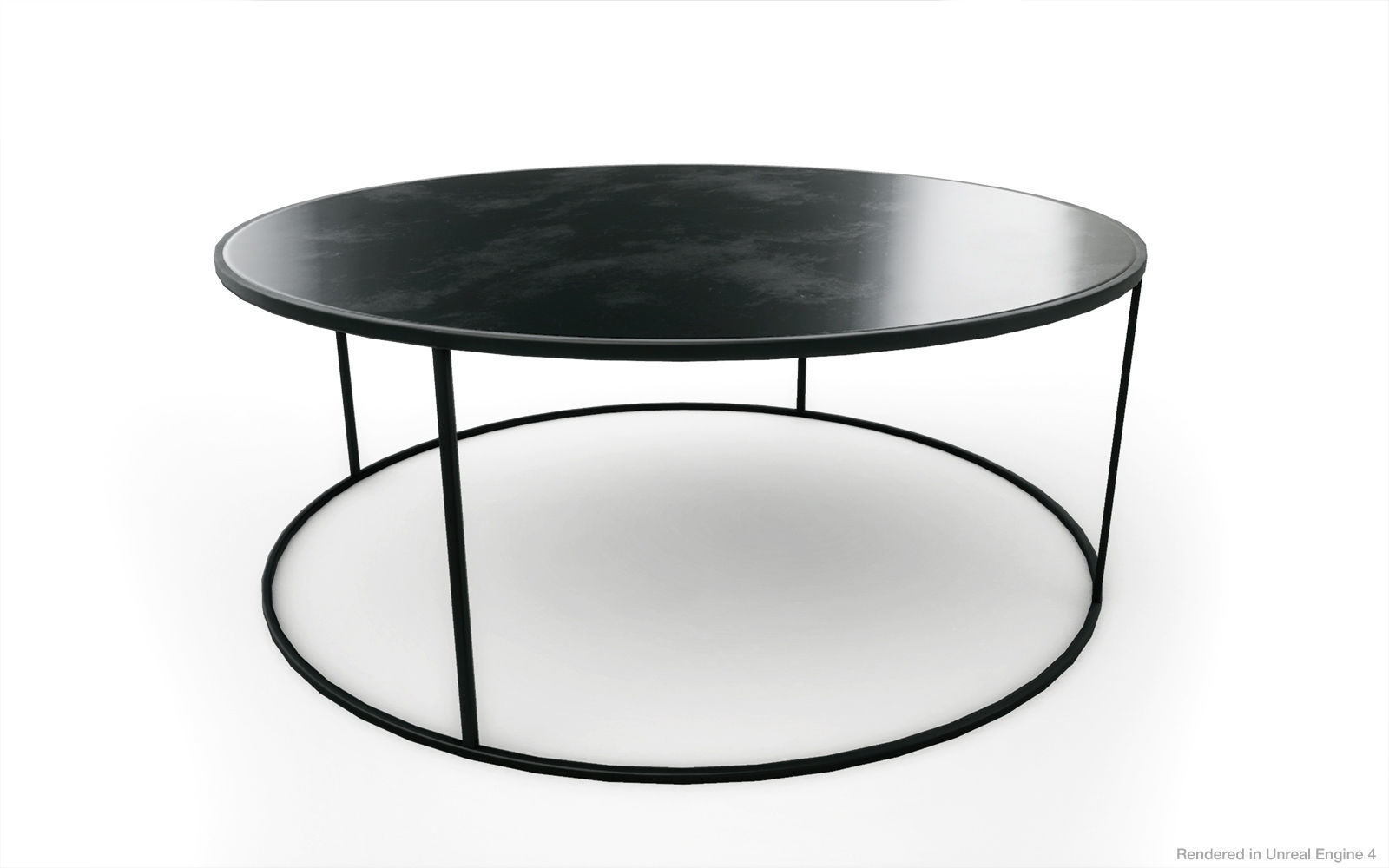 Coffee tables PBR Game Ready Low-poly 3D model_15