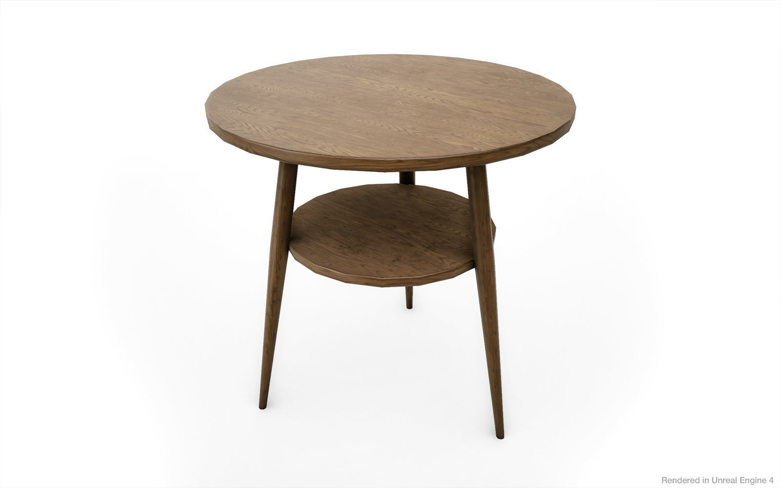 Coffee tables PBR Game Ready Low-poly 3D model_10