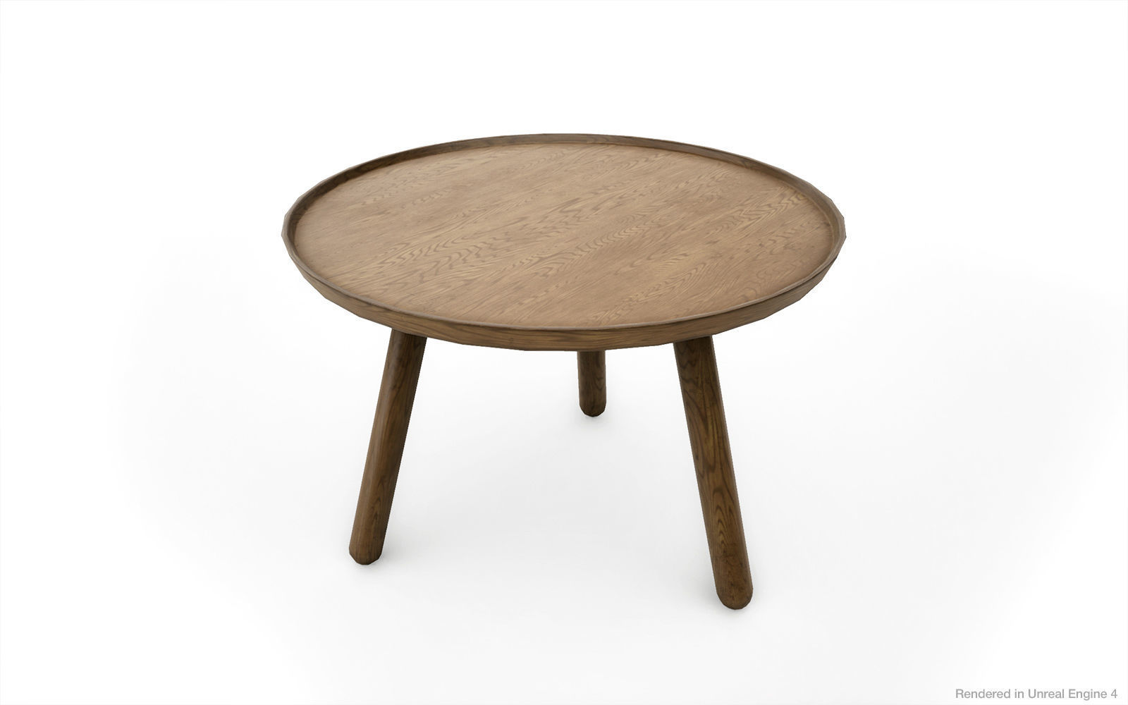 Coffee tables PBR Game Ready Low-poly 3D model_8