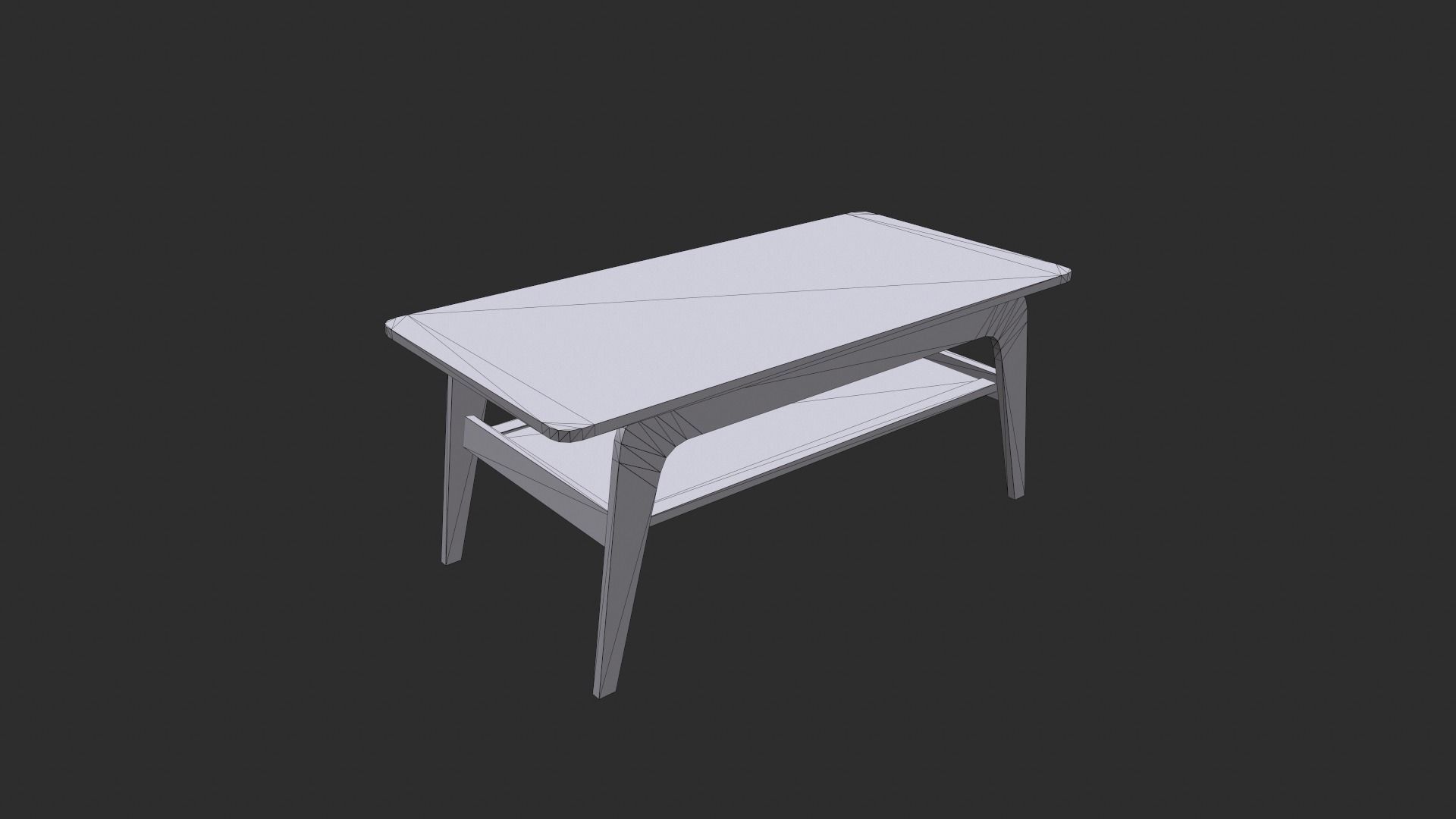 Coffee tables PBR Game Ready Low-poly 3D model_16