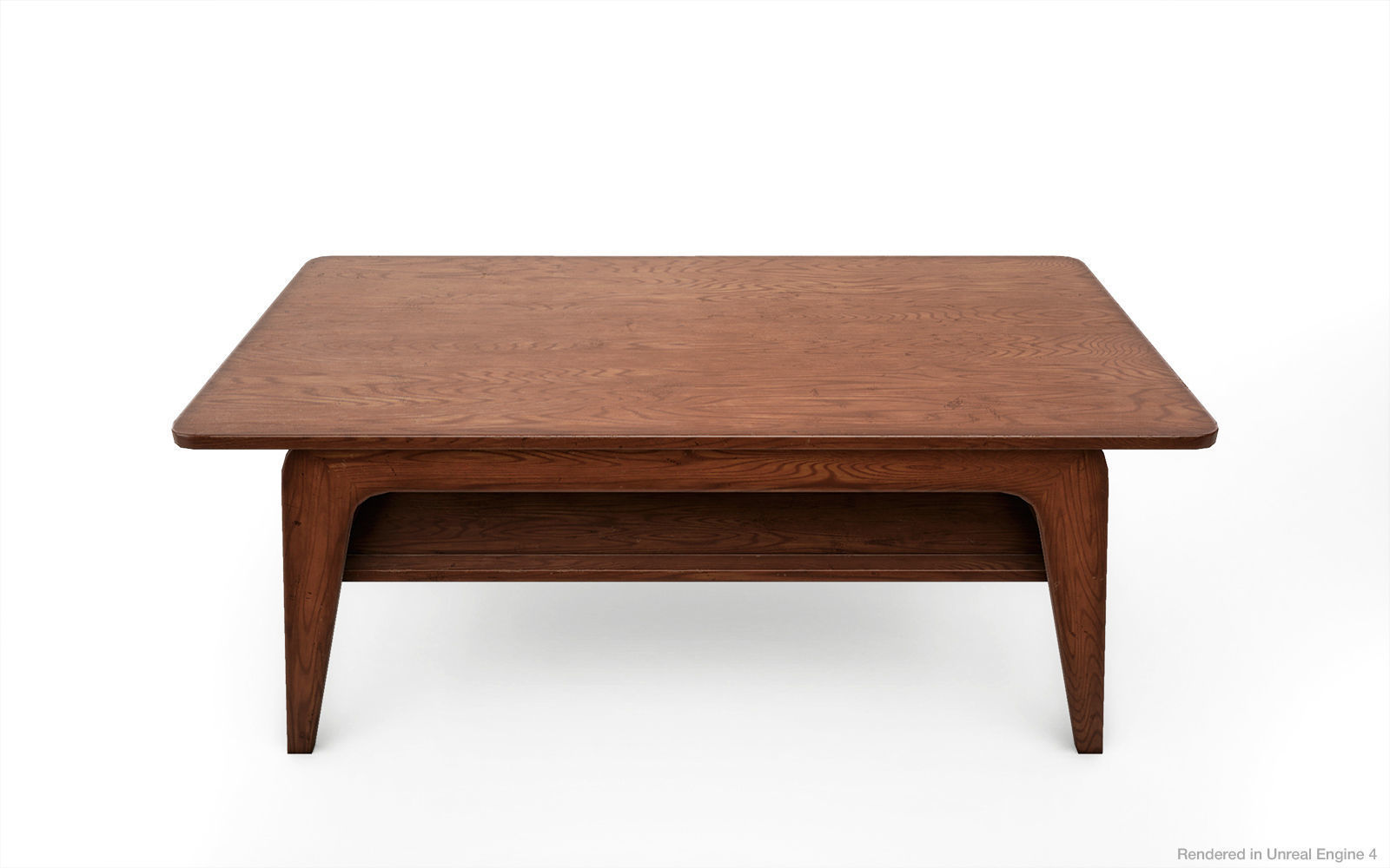 Coffee tables PBR Game Ready Low-poly 3D model_1