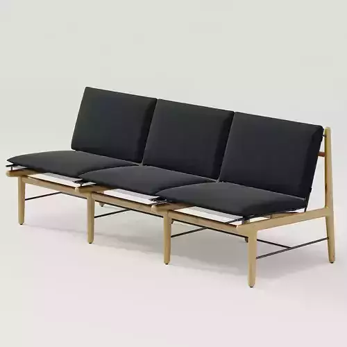 DWR Finn Three-Seater Sofa