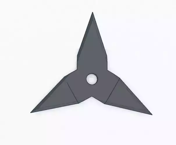 Ninja Star v3 - 3 Point 3D print model
