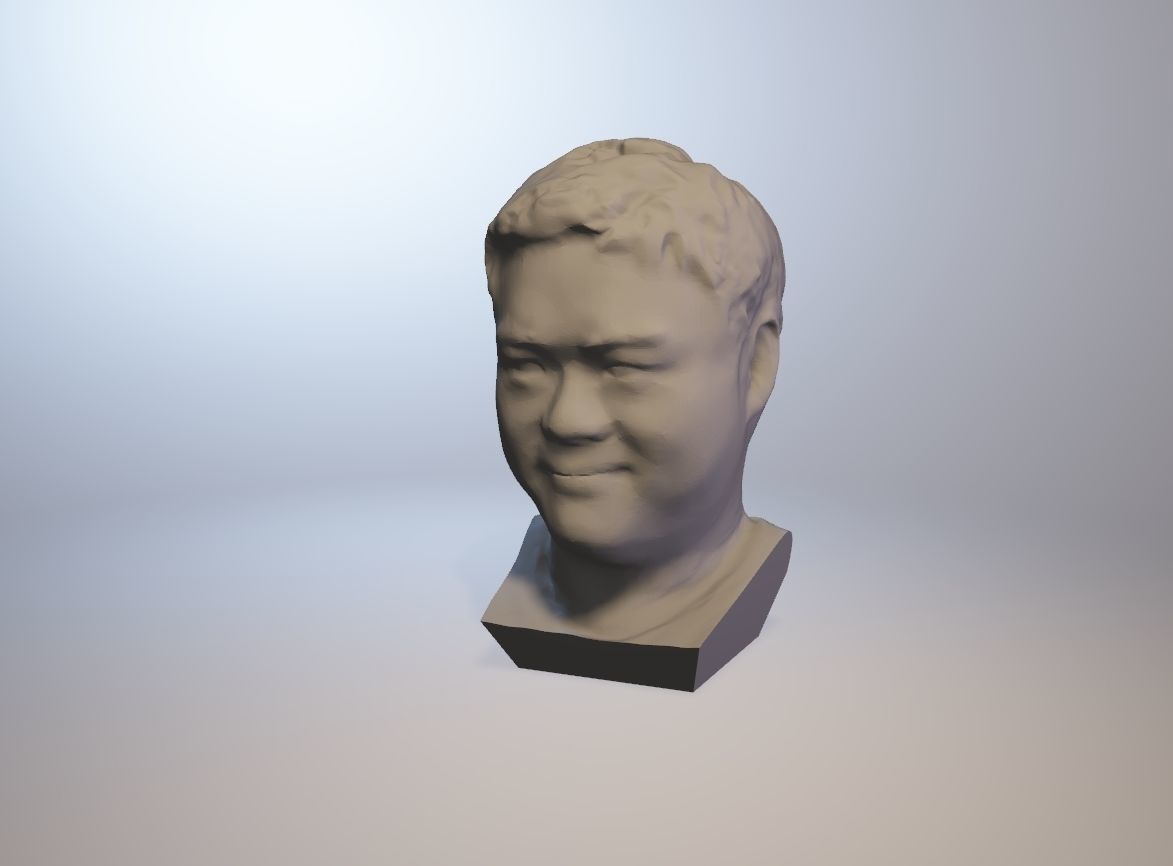 Franklin sculpture Free 3D print model_6