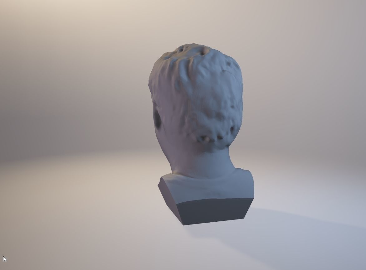 Franklin sculpture Free 3D print model_4