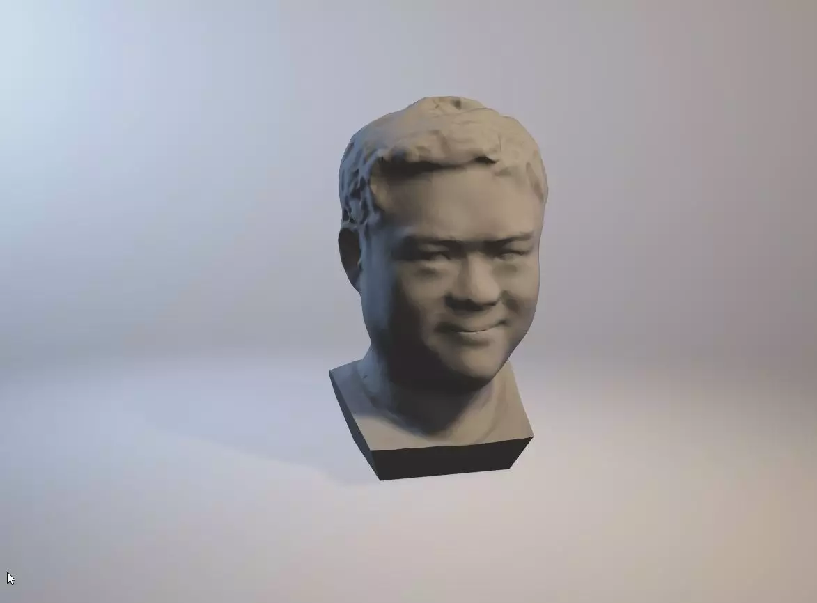 Franklin sculpture Free 3D print model_0