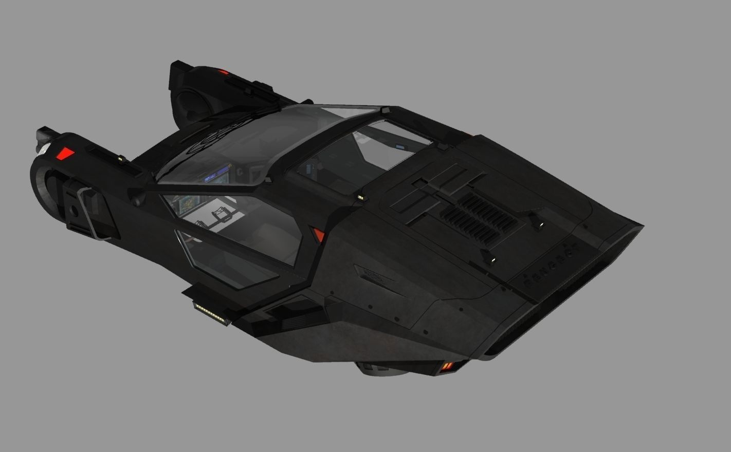 Blade-Runner 2049 Peugeot Police Spinner update 3D model_8