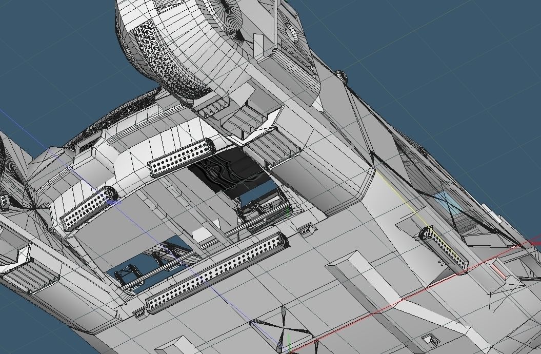 Blade-Runner 2049 Peugeot Police Spinner update 3D model_20