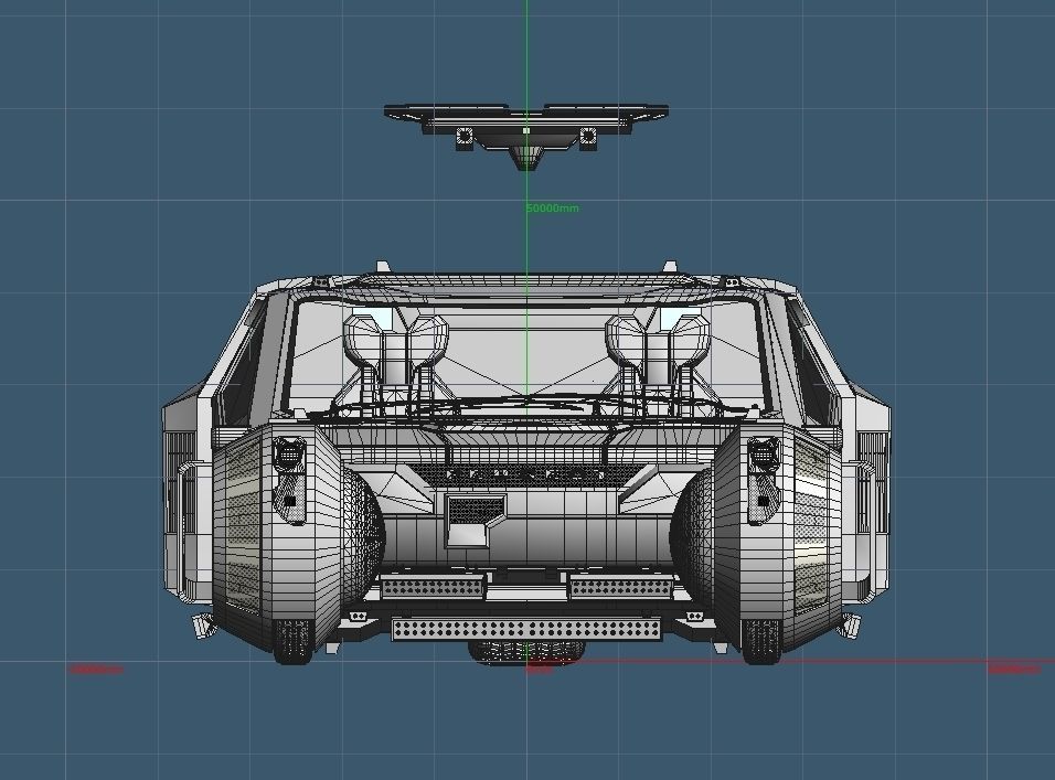 Blade-Runner 2049 Peugeot Police Spinner update 3D model_13