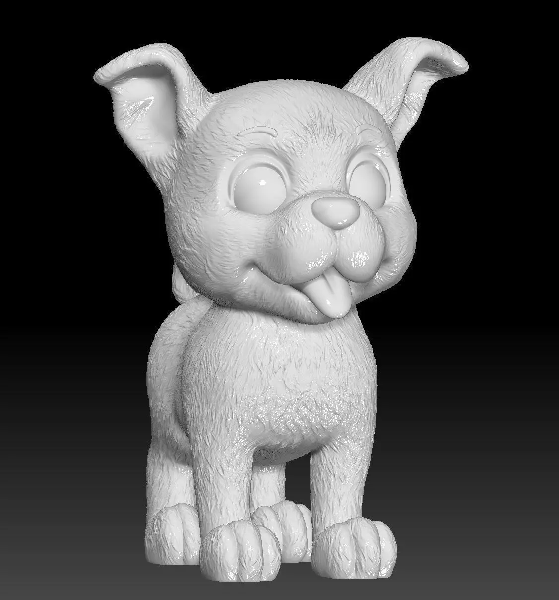 Little dog for 3d print 3D print model_0