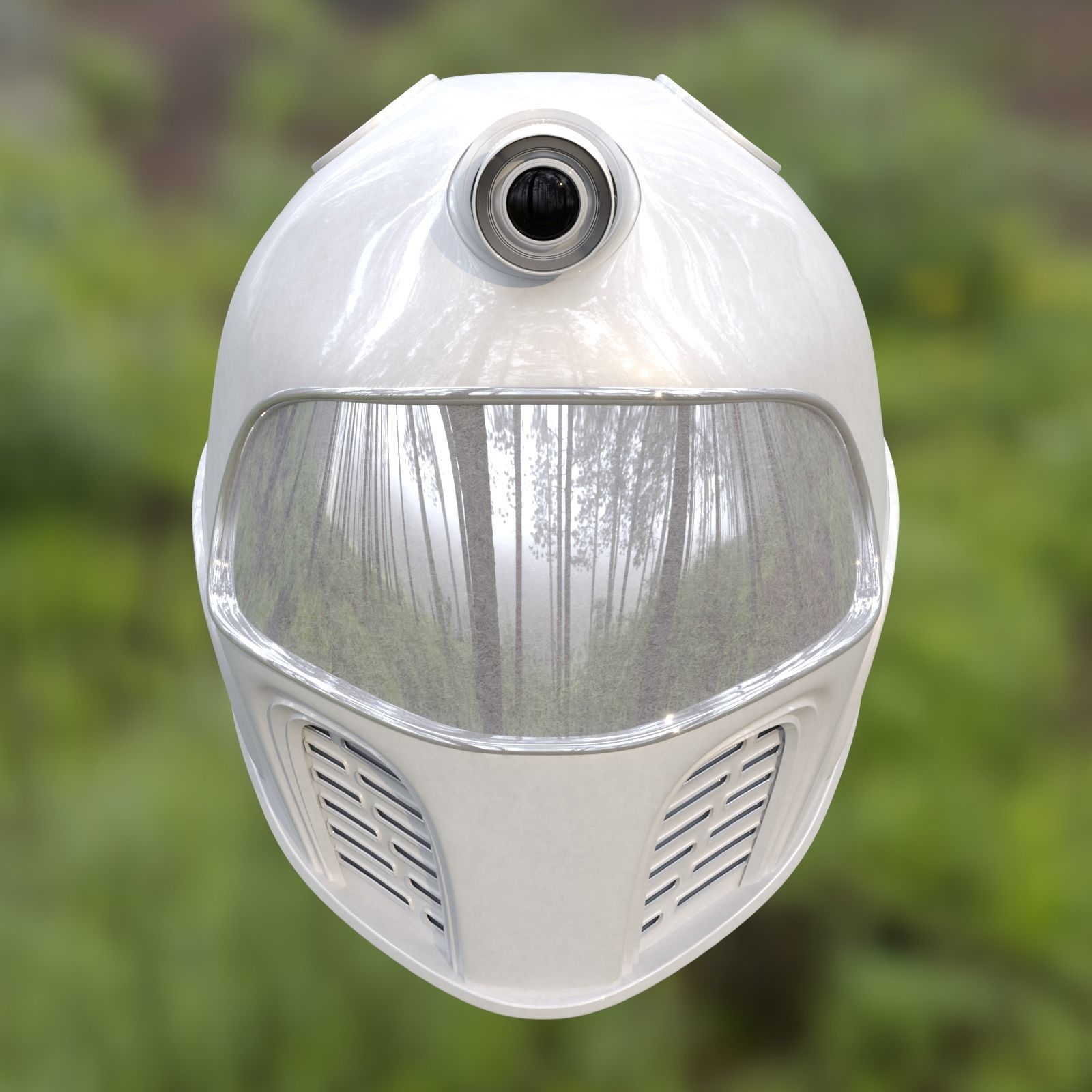 Robotic Space Helmet 3D model