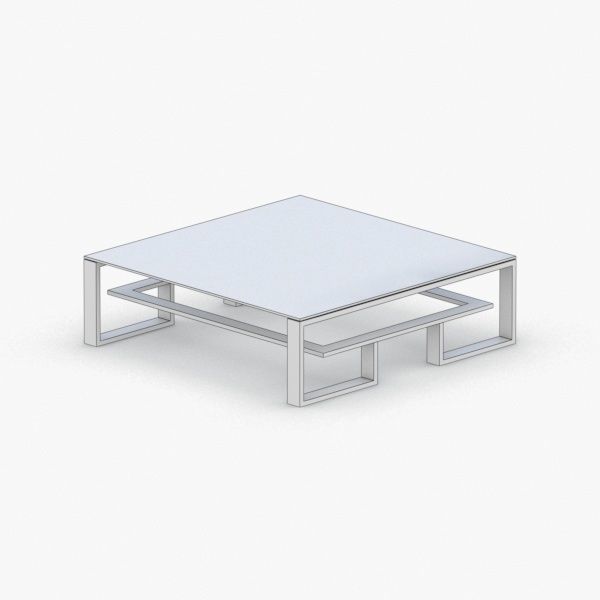 0468 - Coffee Table Low-poly 3D model_4