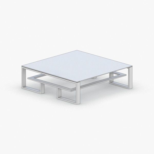 0468 - Coffee Table Low-poly 3D model_3
