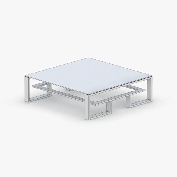 0468 - Coffee Table Low-poly 3D model_2