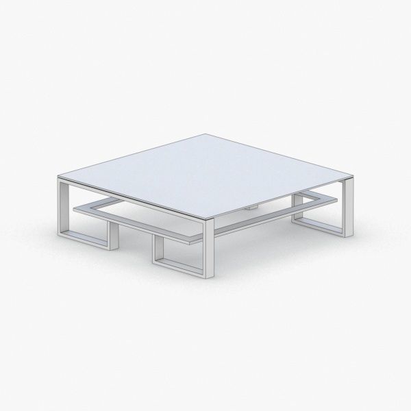 0468 - Coffee Table Low-poly 3D model_1
