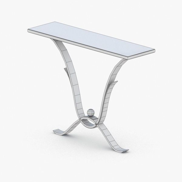 0471 - Coffee Table Low-poly 3D model_4