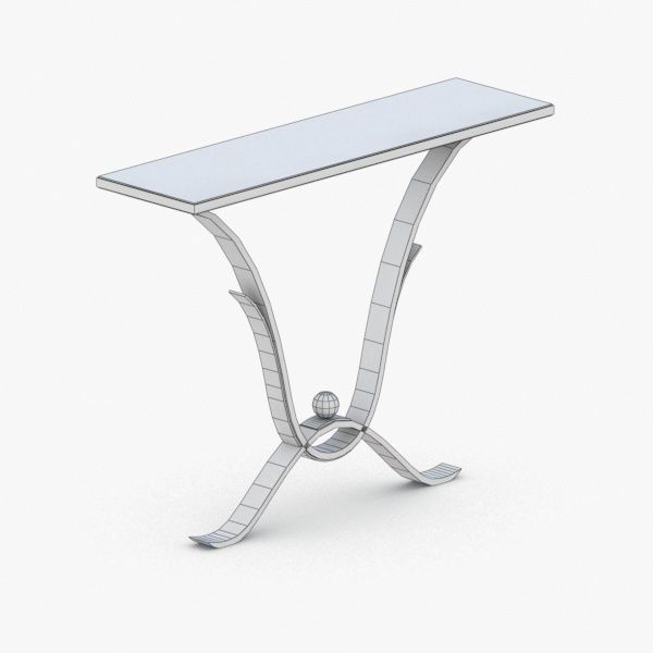 0471 - Coffee Table Low-poly 3D model_1