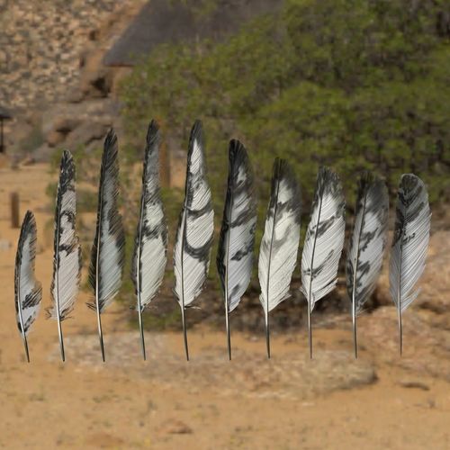 Feather Pack Low Poly Game ready Low-poly 3D model