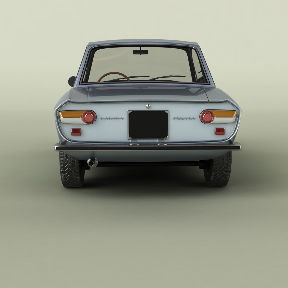 Lancia Fulvia Coupe series 2 3D model_3