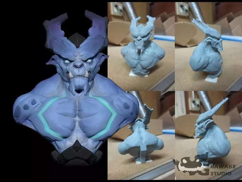Dark Blue Free 3D print model