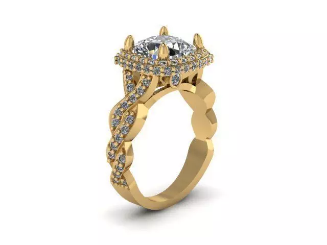 Ring T00462 3D print model_0