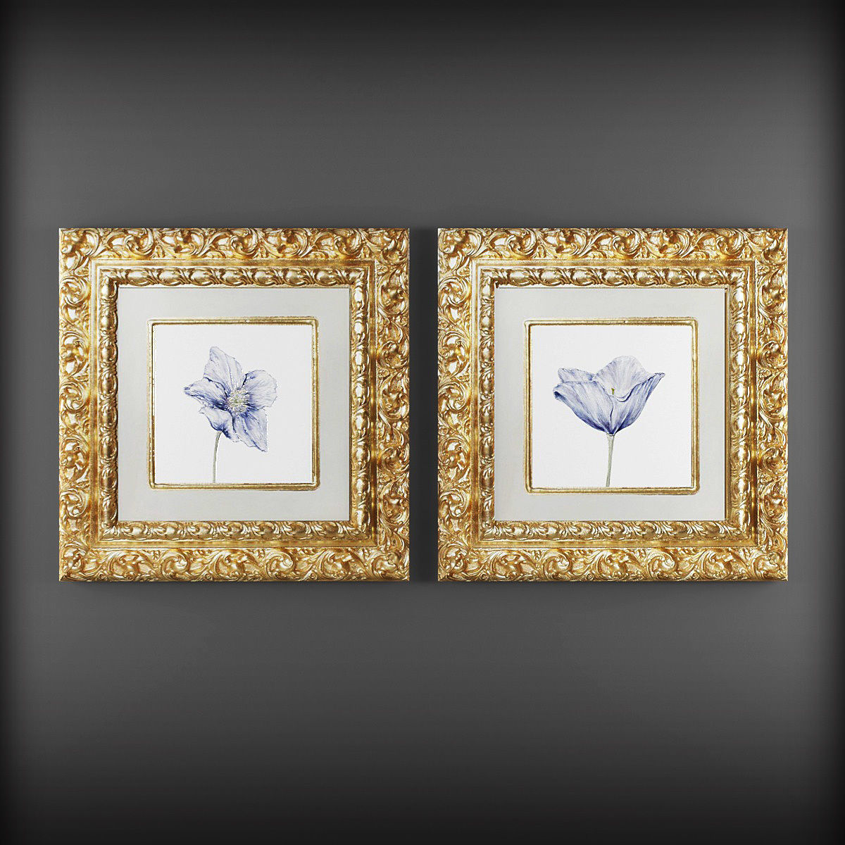 Picture Frames Low-poly 3D model_2
