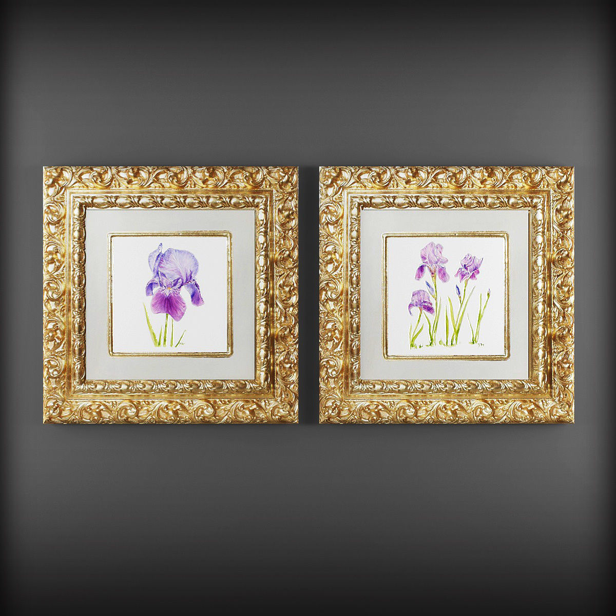 Picture Frames Low-poly 3D model_1