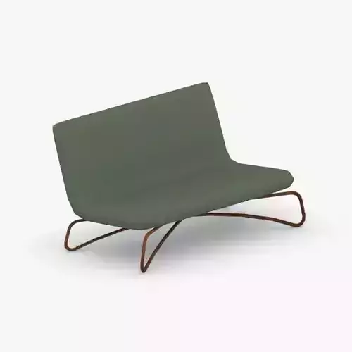 0498 - Armchair Low-poly 3D model