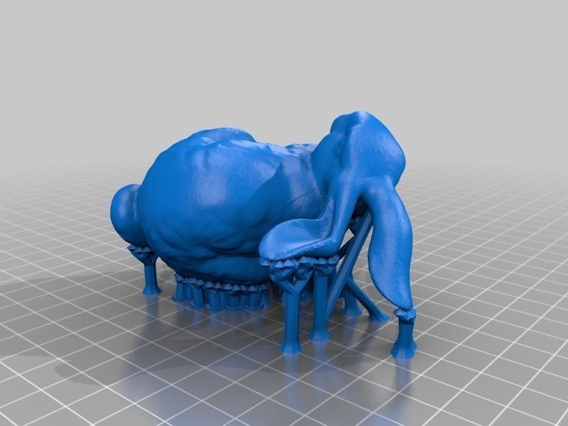 Stanford bunny resting on a pillow Free 3D print model_5