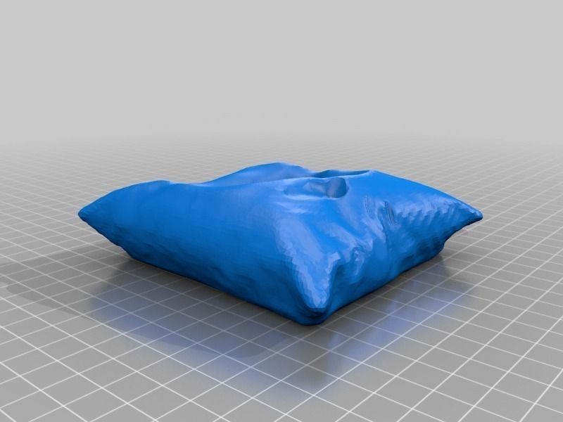 Stanford bunny resting on a pillow Free 3D print model_12