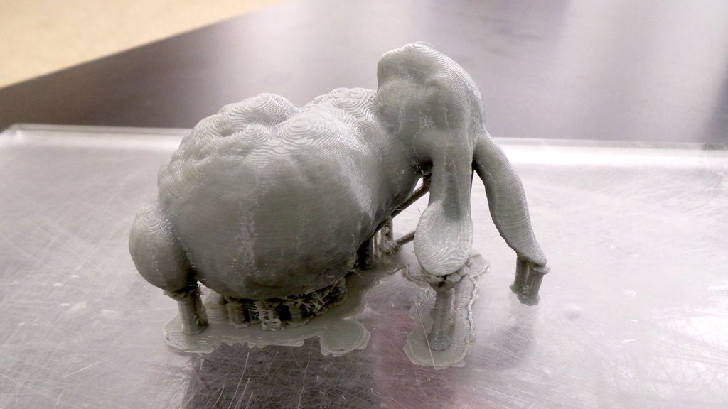 Stanford bunny resting on a pillow Free 3D print model_4