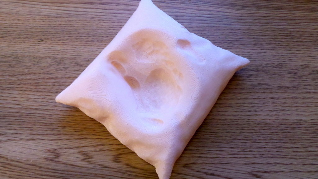 Stanford bunny resting on a pillow Free 3D print model_3