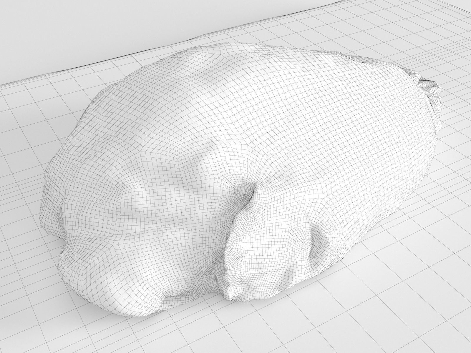 Meat Collection piece of on cutting board 3D model_26