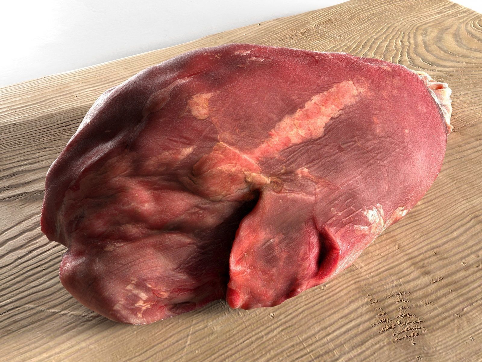 Meat Collection piece of on cutting board 3D model_25