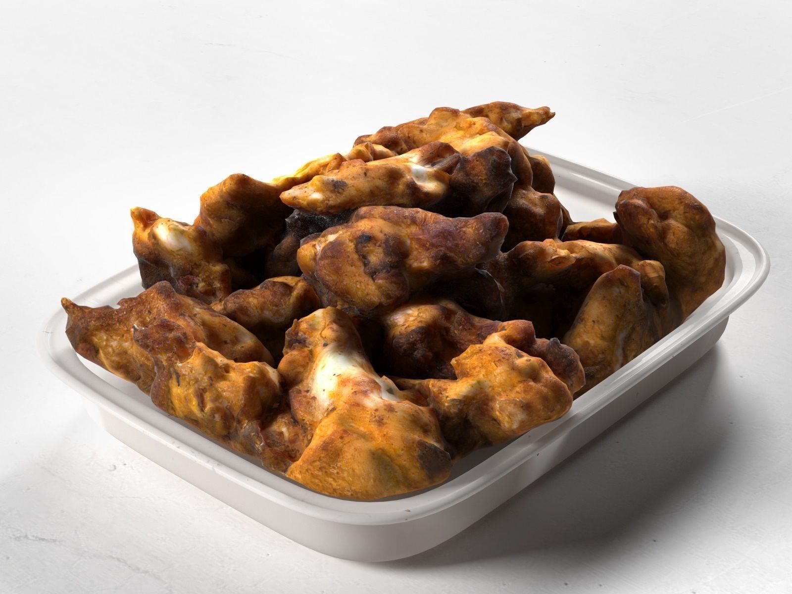 Meat Collection piece of on cutting board 3D model_47