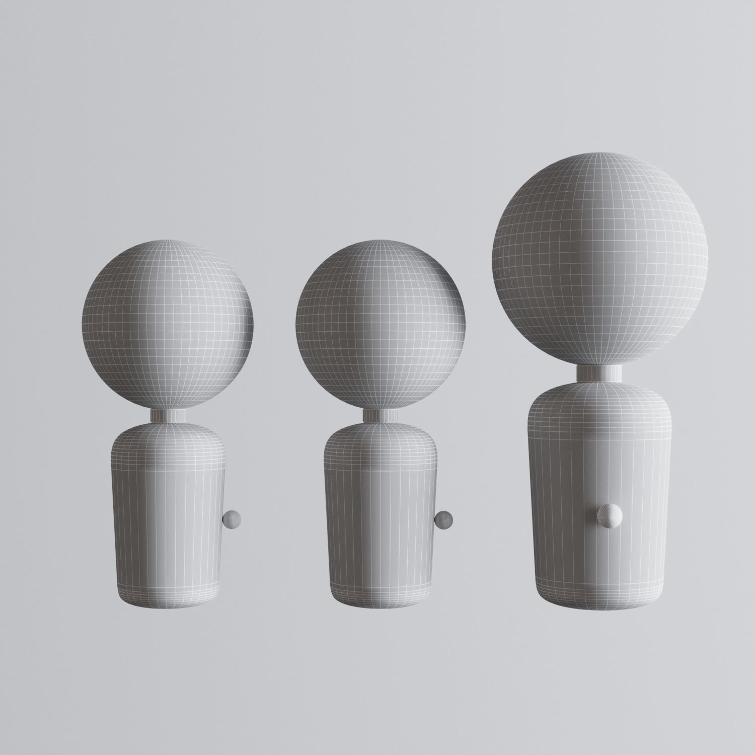 Parachilna Aballs M Gr Table Lamp 3D model_4