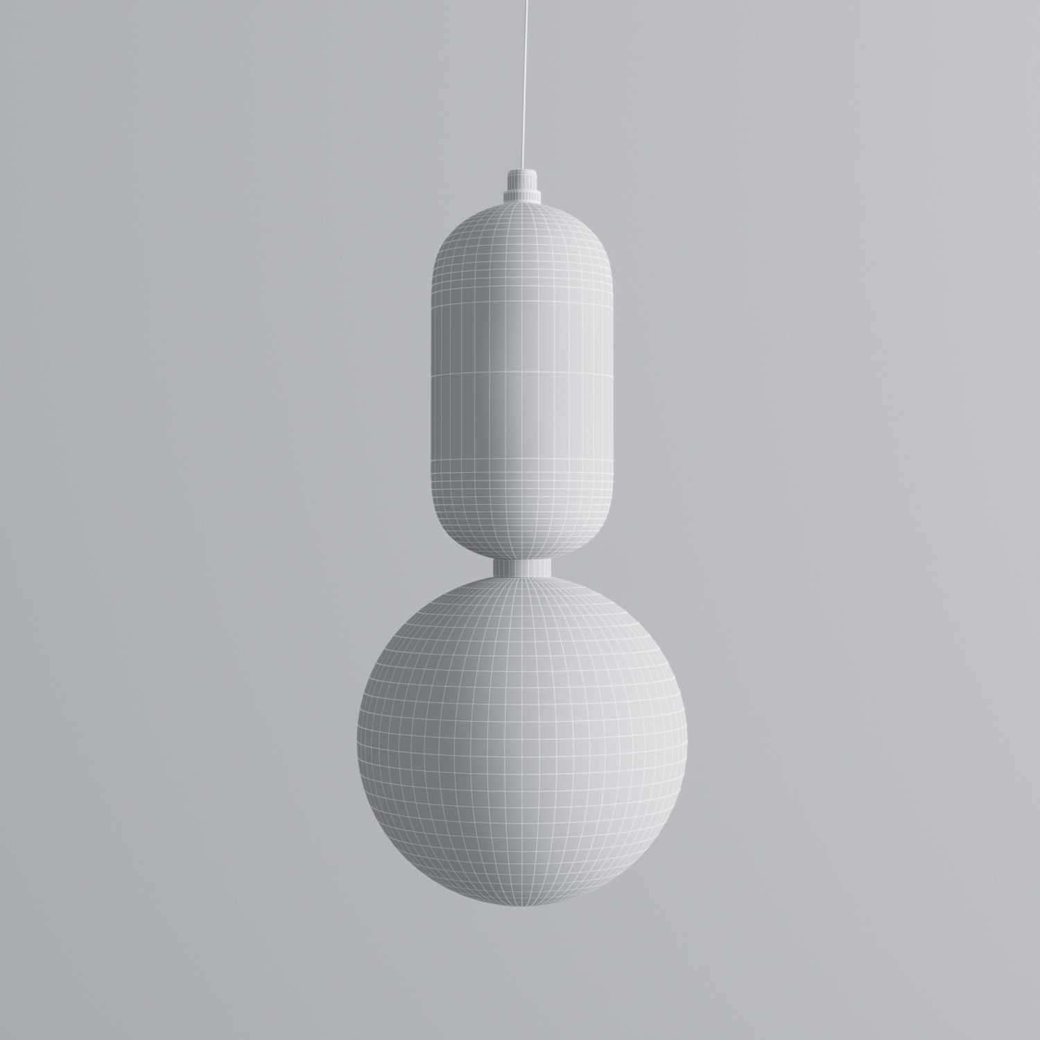 Parachilna Aballs T ME Suspension Lamp 3D model_4