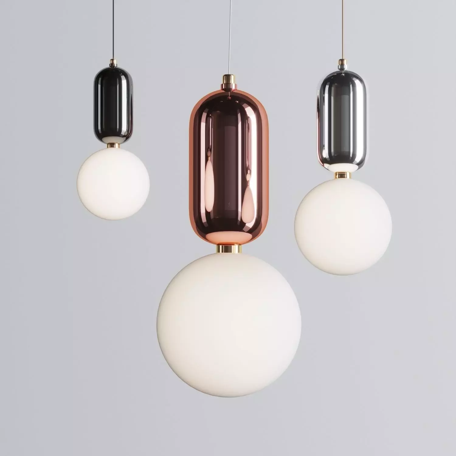 Parachilna Aballs T ME Suspension Lamp 3D model_0