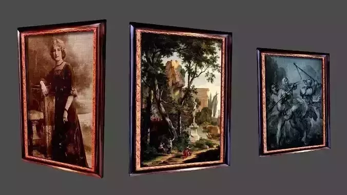 Lowpoly Painting Set for Videogames