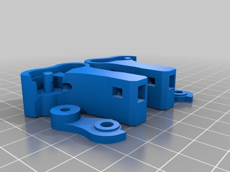 Adjustable Extruder Drive Block Upgrade for Replicator 2X Free 3D print model_6
